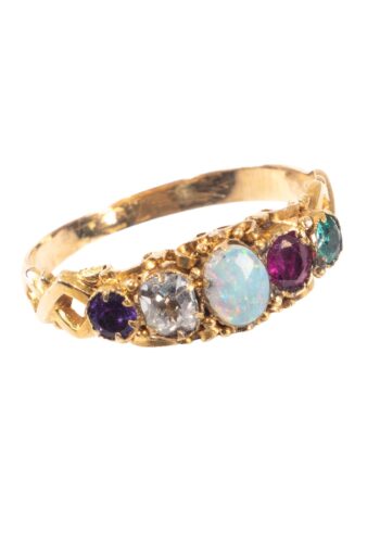 Dated 1890 – Victorian ring with a secret message - Image 3