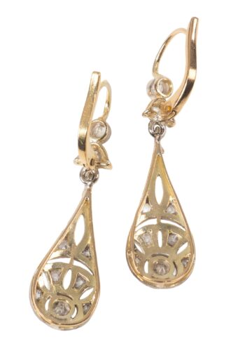 Ca. 1920 – Art Déco diamond earring - Image 5