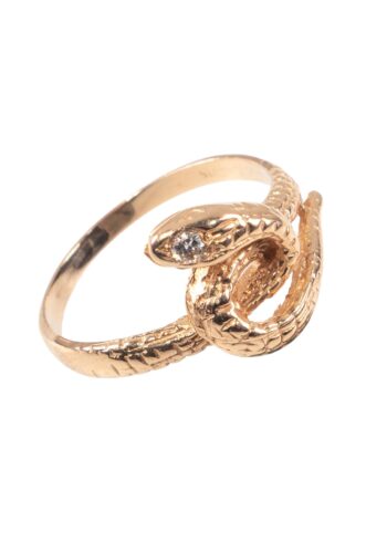 Ca. 1900 – Art Nouveau snake ring - Image 3