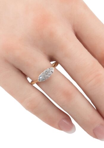 Ca. 1920 – Art déco diamond ring - Image 2