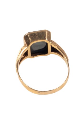 Ca. 1920 – Art déco Men's ring/signet ring - Image 4