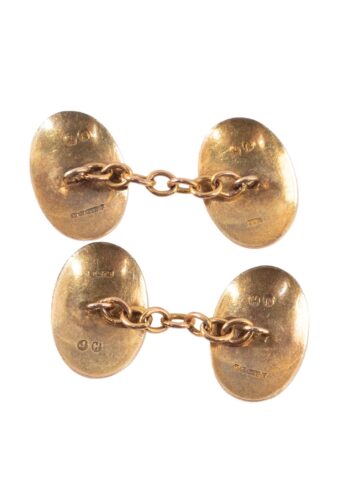 Um 1910 – Hand-engraved cufflinks - Image 4