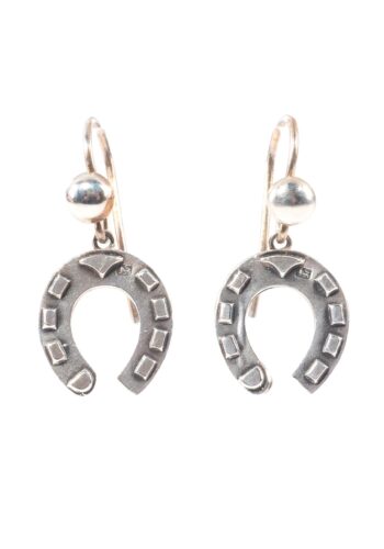 Dated 1886 – Victorian earrings in silver