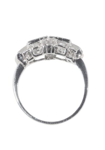 Ca. 1930 – Art déco ring with diamonds - Image 5