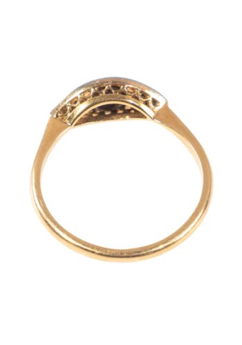 Ca. 1920 – Art déco ring with diamonds - Image 4