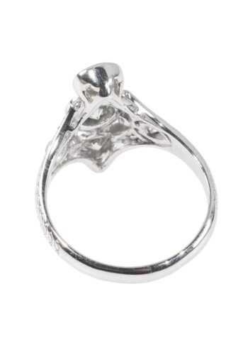 Ca. 1930 – Art déco ring with diamonds - Image 4