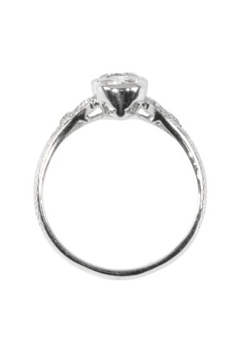 Ca. 1930 – Art déco ring with diamonds - Image 5