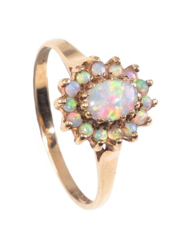 Dated 1984 - Entourage ring with opals